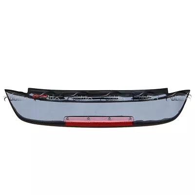 Carbon Fiber Rear Roof Wing Spoilers +Brake Light For 92-95 Honda Civic S Style  • $379.05
