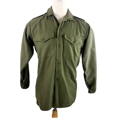 Vtg Wool British Army Field Combat Shirt Mens M Ladybird Belfast • $39.98
