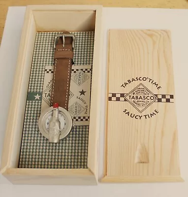NOS Rare Vintage TABASCO Brand Advertising Saucy Time Watch In Box W/ Papers • $35