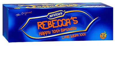 £3.40 • Buy Personalised Jaffa Cake Label - Any Name & Message - Jaffa Cakes - Birthday Xmas