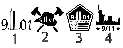 9-11 Remembrance Memorial Vinyl Decal (read Description) • $5