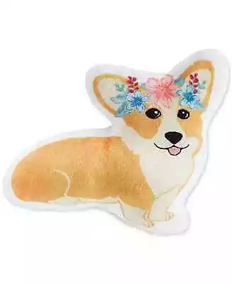 $50 Corgi Decorative Throw Pillow Martha Stewart Whim NWT NEW Small Dog Puppy • $24.61