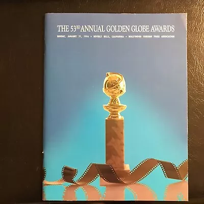 $13.20 • Buy Golden Globes Program 1996 53rd Awards Hollywood Foreign Press,  Sean Connery