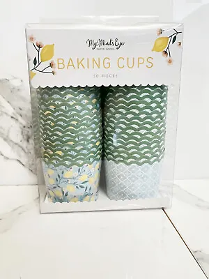 NEW My Minds Eye Lemon And Floral Baking Cups - 50 Count • £12.27