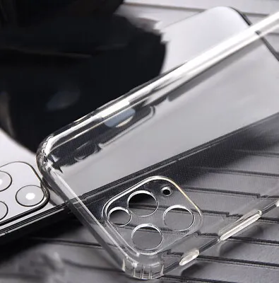 Luxury Shockproof Protective Crystal Clear Silicone Soft Back Phone Case Cover • $2.57
