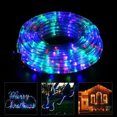 Led Strip Lights Led Rope Outdoor Lights 30ft Led Rope Light Color Changing 110V • $27.86