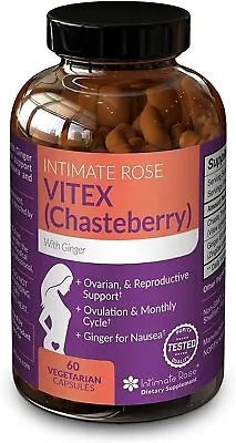 Vitex (Chasteberry) Agnus-Castus With Added Ginger For Nausea Relief - 30 Day 10 • $19.99