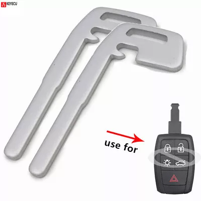 2*Replacement Blank Insert Blade For VOLVO S40 S80 C30 C70 Remote Key Case Fob • $10