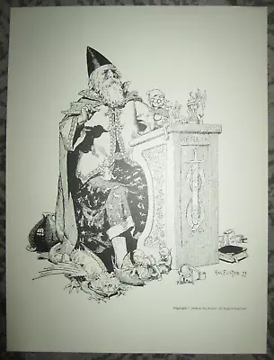 Hal Foster Unsigned  Merlin  Art Print / Poster 1978 • $47.99