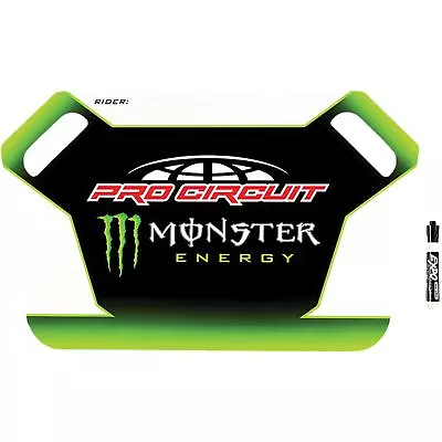 Pro Circuit Monster Energy Pit Board With Marker 55146 • $55.18