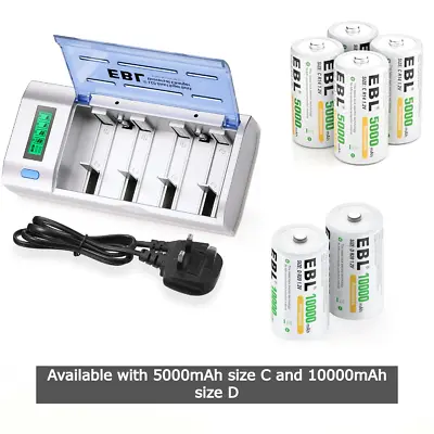 £22.99 • Buy EBL Universal LCD Intelligent Battery Charger AA/AAA/C/D/9V, Discharge Function