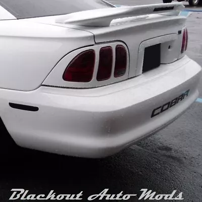 1996-98 Ford Mustang Blackout Tail Light Kit Precut Smoked Vinyl Overlay 9 Pcs • $24.99