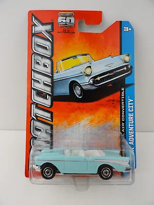 2013 Matchbox #15 1957 Chevy Bel Air Convertible (Light Blue) • $3.99