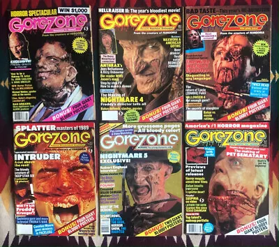 Gorezone Magazine Lot Including Issue 1. With Posters. Fangoria. • $43.88