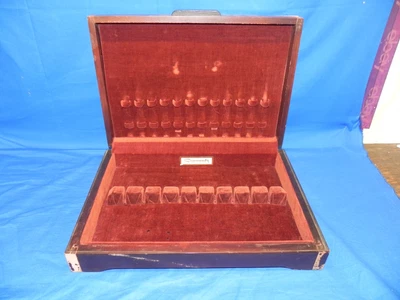 $20 • Buy Community The Finest Silverplate Silverware Wooden Box Only