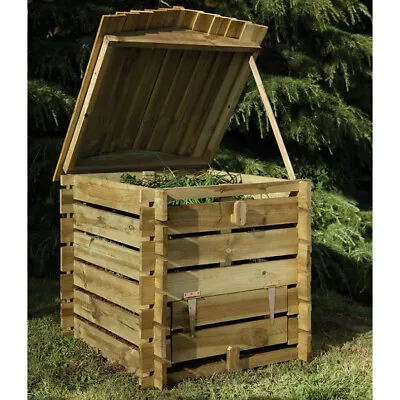 £184.94 • Buy Beehive Composter Wooden Garden Recycling Kitchen Waste Organic Composting 250l