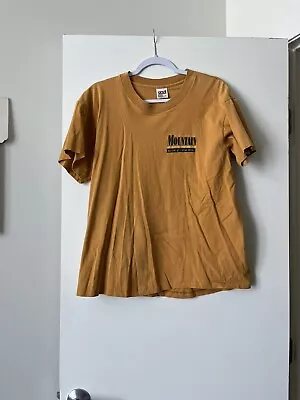 Single Stitch Mammoth Mountain Bike Park Yellow T Shirt L • $25