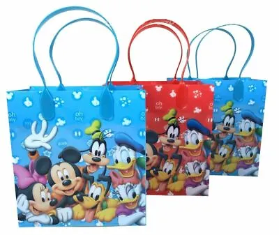 12 Pcs Disney Mickey Minnie Party Favors Goody Gift Bag Child's Birthday Supply • $16.95