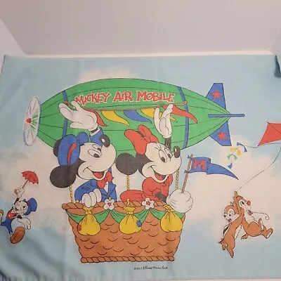 Vintage Mickey Air Mobile Pillowcases Set Of 2 Vintage Disney Mickey Mouse • $10.99