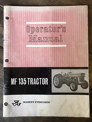 Massey Ferguson MF 135 Operator’s Manual ~ Original OEM ~ Detroit Michigan • £15.31