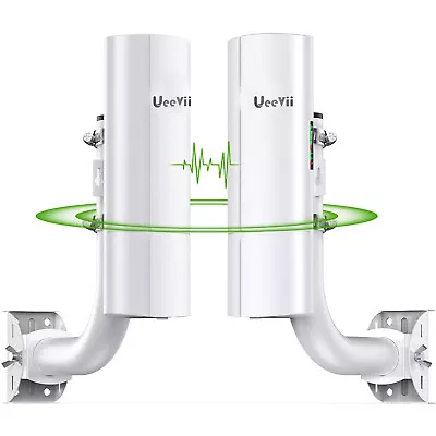 UeeVii Wireless Bridge W/ Mounts Point To Point/Multipoint WiFi Bridges 1000Mbps • $98.85