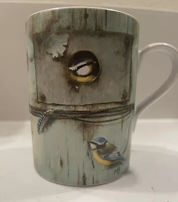 Vintage 1980's Hallmark Natures Sketchbook Coffee Mug Cup Marjolein Bastin Birds • $10.99