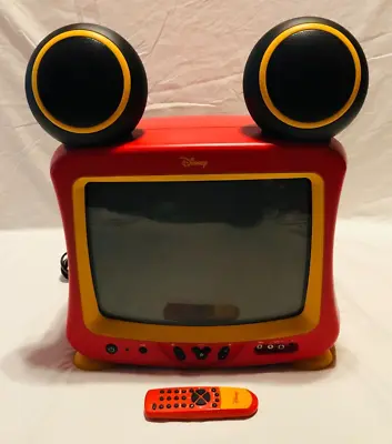 Disney 13  Mickey Mouse Limited Edition Gaming TV DT1350-C CRT With Remote • $139.99