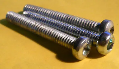 Three Meccano Zinc 1 1/8 Inch Allen Bolts Part 111d • £1