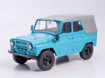 1/18 ABS Truck Start Scale Models RUSSIAN UAZ-31512 DFF-RDAD VEHICLE Light Blue • $157.24