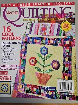 McCall's Quilting Magazine July/August 2012 16 Cool Patterns  • $2.49