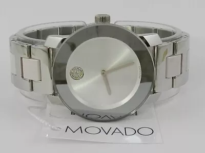 $499.99 • Buy MOVADO Bold Pavé Dot Ceramic Bracelet Watch 3600702, NO BOX