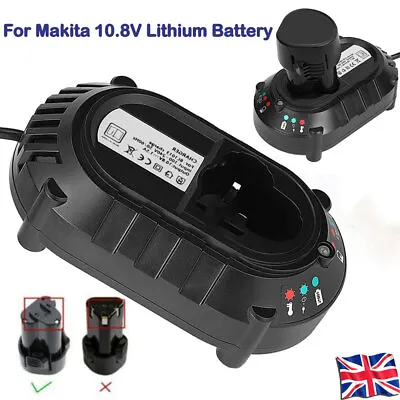 DC10WA 10.8V Fast Battery Charger Li-ion Battery Fit For Makita BL1013 UK • £12.66