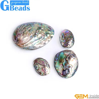 6 Pcs Natural Abalone Shell Beads Gemstone Loose Spacer Beads For Jewelry Making • $6.17