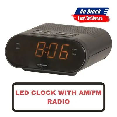 $29.69 • Buy LED Clock With AM/FM Radio