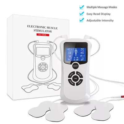 Electric Stimulation Pulse Muscle Massager Tens Unit Machine Therapy Pain Relief • $19.99
