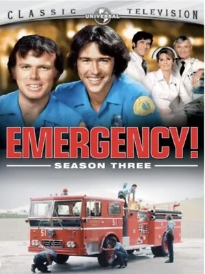 $18.99 • Buy Emergency - Season 3 ~ Like New! (DVD, 2007, 5-Disc Set) Free Shipping!!