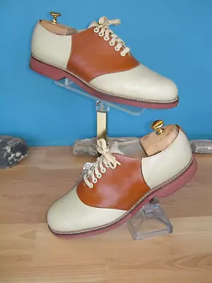 Authentic 40/50s Vintage Bass Saddle Shoes Mens 8 1/2D • $125