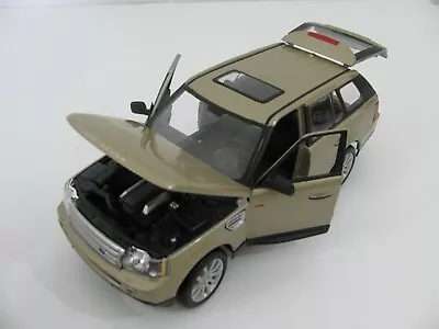 Burago 1/18 Scale Diecast Gold Range Rover Sport Model Car EX • $49.99