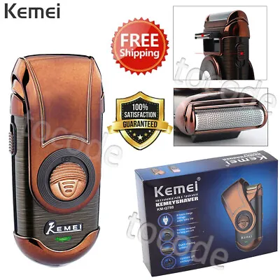 Kemei Mens Mini Electric Shaver Trimmer Rechargeable Portable Shaver Razor US • $14.99