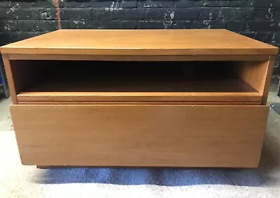 Vintage Retro Beaver And Tapley 33 Teak Small Media Base Unit • £68