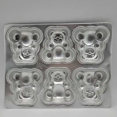 Vintage 1991 Wilton Mini Teddy Bear Cake Pan Baking Mold 2105-4497 11.5  X 14  • $16.99