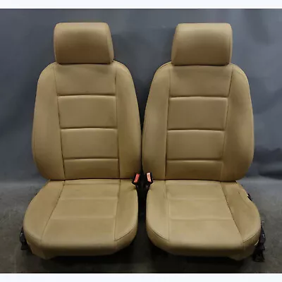 1996-1998 BMW E36 3-Series Sedan 4-Door Front Manual Seat Pair Beige Vinyl OEM • $385