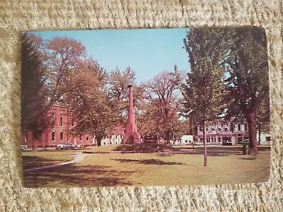 Public Square-milanohio-birthplace Of Thomas Edison.vtg Postcard*p72 • $6.29