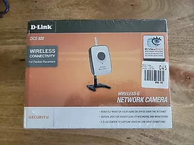 D-Link DCS-920 Wireless-G Internet Camera - NEW Sealed • $39.99