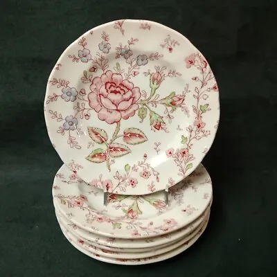 Johnson Brothers ROSE CHINTZ PINK (England 1883) Bread Plate 6 Inches • $4.50