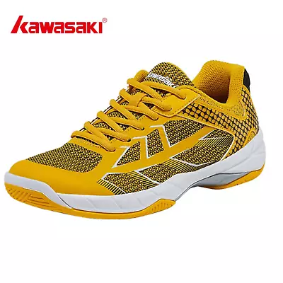 Kawasaki Badminton Shoes Tennis Shoes For Men And Women Elastic EVA Sport Shoes • £61.88