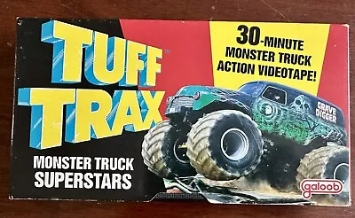 VTG Galoob 1990 Tuff Trax Monster Truck Superstars VHS • $19.99