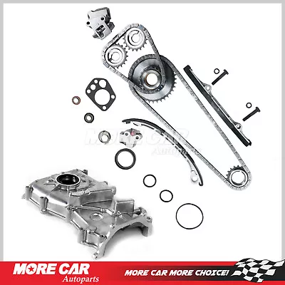 Timing Chain Kit Oil Pump Fit For 98-01 Nissan Altima 2.4L Engine KA24DE DOHC • $92.80