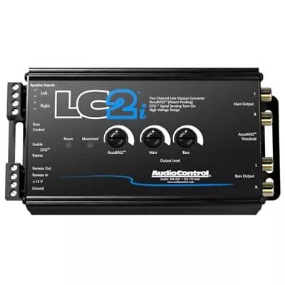 LC2i 2 Channel Line Out Converter With AccuBASS And Subwoofer Control • $92.15