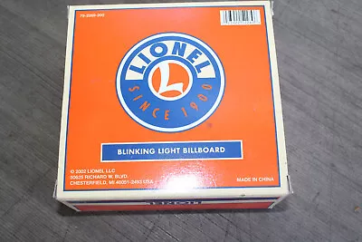 Lionel O Gauge 6-52269 I Love Toy Trains Blinking Billboard MINT  LB • $34.95